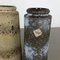 Vintage German Fat Lava Pottery 206-26 Vases from Scheurich, 1970s, Set of 2 5