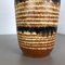 Large Multi-Color Pottery Fat Lava 517-45 Floor Vase from Scheurich, 1970s 10