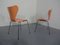Danish 3107 Chairs by Arne Jacobsen for Fritz Hansen, 1994, Set of 2 19