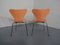 Danish 3107 Chairs by Arne Jacobsen for Fritz Hansen, 1994, Set of 2, Image 5