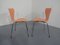 Danish 3107 Chairs by Arne Jacobsen for Fritz Hansen, 1994, Set of 2 3