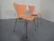 Chaises 3107 par Arne Jacobsen pour Fritz Hansen, Danemark, 1994, Set de 2 2