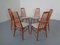 Vintage Eva Teak Dining Chairs by Niels Koefoed for Hornslet Møbelfabrik, 1960s, Set of 6 2