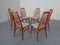 Vintage Eva Teak Dining Chairs by Niels Koefoed for Hornslet Møbelfabrik, 1960s, Set of 6, Image 2