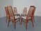 Vintage Eva Teak Dining Chairs by Niels Koefoed for Hornslet Møbelfabrik, 1960s, Set of 6, Image 4