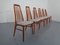 Vintage Eva Teak Dining Chairs by Niels Koefoed for Hornslet Møbelfabrik, 1960s, Set of 6, Image 7