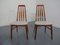 Vintage Eva Teak Dining Chairs by Niels Koefoed for Hornslet Møbelfabrik, 1960s, Set of 6 20