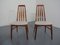 Vintage Eva Teak Dining Chairs by Niels Koefoed for Hornslet Møbelfabrik, 1960s, Set of 6, Image 20