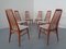 Vintage Eva Teak Dining Chairs by Niels Koefoed for Hornslet Møbelfabrik, 1960s, Set of 6, Image 1