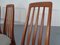 Vintage Eva Teak Dining Chairs by Niels Koefoed for Hornslet Møbelfabrik, 1960s, Set of 6, Image 17