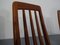 Vintage Eva Teak Dining Chairs by Niels Koefoed for Hornslet Møbelfabrik, 1960s, Set of 6 25