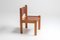Oak & Leather Dining Chairs, 1960s, Set of 6, Image 8