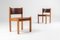 Esszimmerstühle aus Eichenholz & Leder, 1960er, 6er Set 12