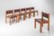 Oak & Leather Dining Chairs, 1960s, Set of 6 13