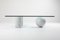 Mesa de centro italiana de mármol blanco de Massimo Vignelli, años 70, Imagen 5