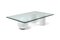 Italian White Marble Coffee Table by Massimo Vignelli, 1970s, Image 1
