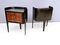 Italian Walnut & Engraved Glass Nightstands by Paolo Buffa, 1950s, Set of 2 5