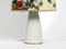 Large Porcelain & Silk Floral Table Lamp from KPM Berlin, 1960s 15