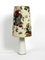 Large Porcelain & Silk Floral Table Lamp from KPM Berlin, 1960s 4