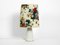 Large Porcelain & Silk Floral Table Lamp from KPM Berlin, 1960s 1