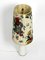 Large Porcelain & Silk Floral Table Lamp from KPM Berlin, 1960s 5