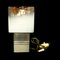 Lampada da tavolo in metallo e vetro di Toni Zuccheri per VeArt, anni '70, Immagine 3