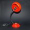 Lámpara de mesa Flexi lacada en rojo, años 60, Imagen 14