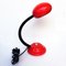 Red Lacquered Flexi Table Lamp, 1960s, Image 1