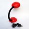 Red Lacquered Flexi Table Lamp, 1960s 13