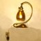 Lámpara de mesa de latón, años 30, Imagen 2