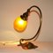 Tischlampe aus Messing, 1930er 7