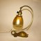 Tischlampe aus Messing, 1930er 13