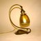 Lámpara de mesa de latón, años 30, Imagen 10