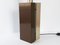 Vintage French Altuglas & Steel Table Lamp from Jalest, 1970s 5