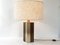 Vintage French Altuglas & Steel Table Lamp from Jalest, 1970s 4