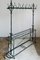 Wrought Iron Wardrobe or Clothes Rack from former Pub around 1900 8