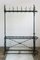 Wrought Iron Wardrobe or Clothes Rack from former Pub around 1900 1