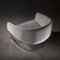 Armchair with Chrome Base & Selene Piedra Upholstery by Estudihac JMFerrero 4