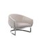 Armchair with Chrome Base & Selene Piedra Upholstery by Estudihac JMFerrero 1