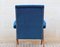Vintage Italian Blue Reclining Lounge Chairs, 1960s, Set of 2 4