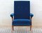 Vintage Italian Blue Reclining Lounge Chairs, 1960s, Set of 2, Image 3