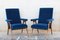 Fauteuils Inclinables Vintage Bleus, Italie, 1960s, Set de 2 2