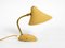 Lampada da tavolo piccola Mid-Century laccata beige con paralume regolabile, anni '50, Immagine 1