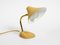 Lampada da tavolo piccola Mid-Century laccata beige con paralume regolabile, anni '50, Immagine 2