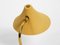 Small Mid-Century Beige Shrink Lacquer Table Lamp with Adjustable Shade, 1950s 7