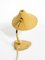 Lampada da tavolo piccola Mid-Century laccata beige con paralume regolabile, anni '50, Immagine 6
