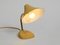 Lampada da tavolo piccola Mid-Century laccata beige con paralume regolabile, anni '50, Immagine 4