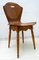 Curved Wood Dining Chairs by Carlo Ratti, 1950s, Set of 4 7