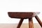 Vintage Solid Oak Stool 6