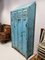 Vintage Blue Locker Cabinet, 1930s 4